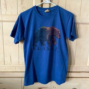 Eco-Mountain Vintage Unisex Alaska T-shirt SMALL